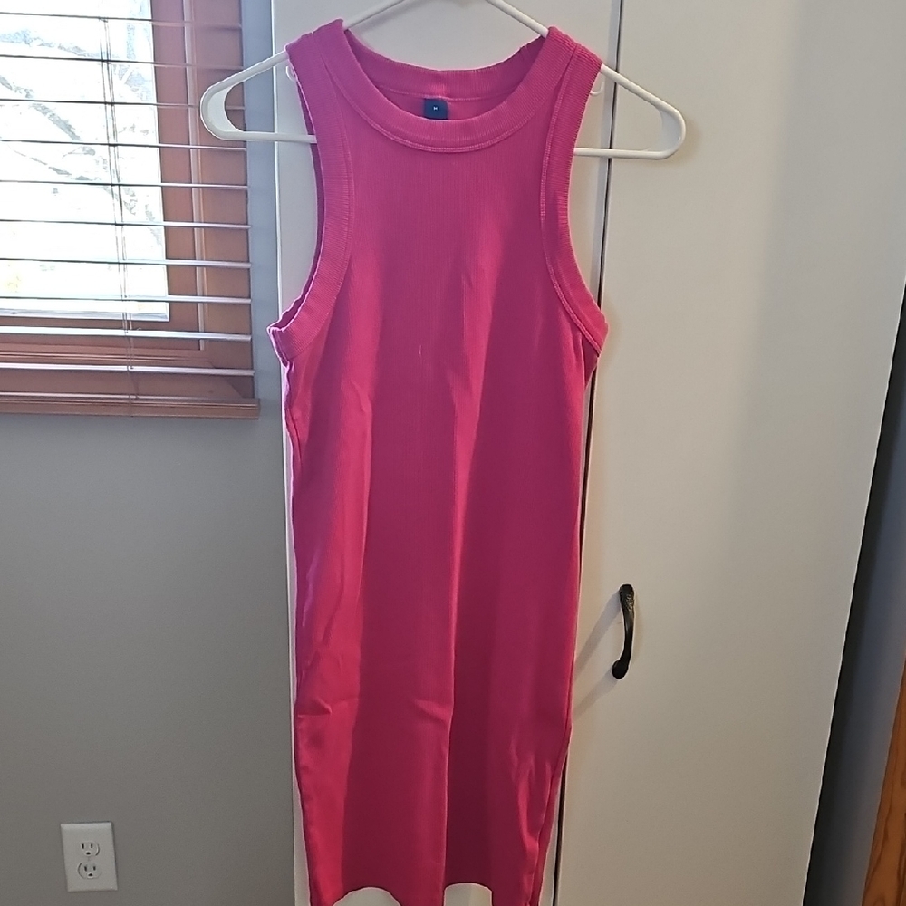 Pink Sleeveless Dress